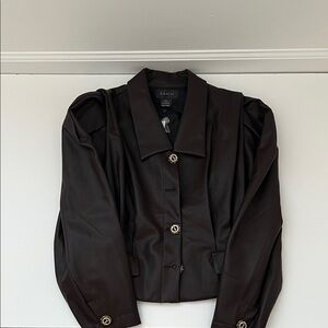 Gracia Dark Brown Leather Jacket